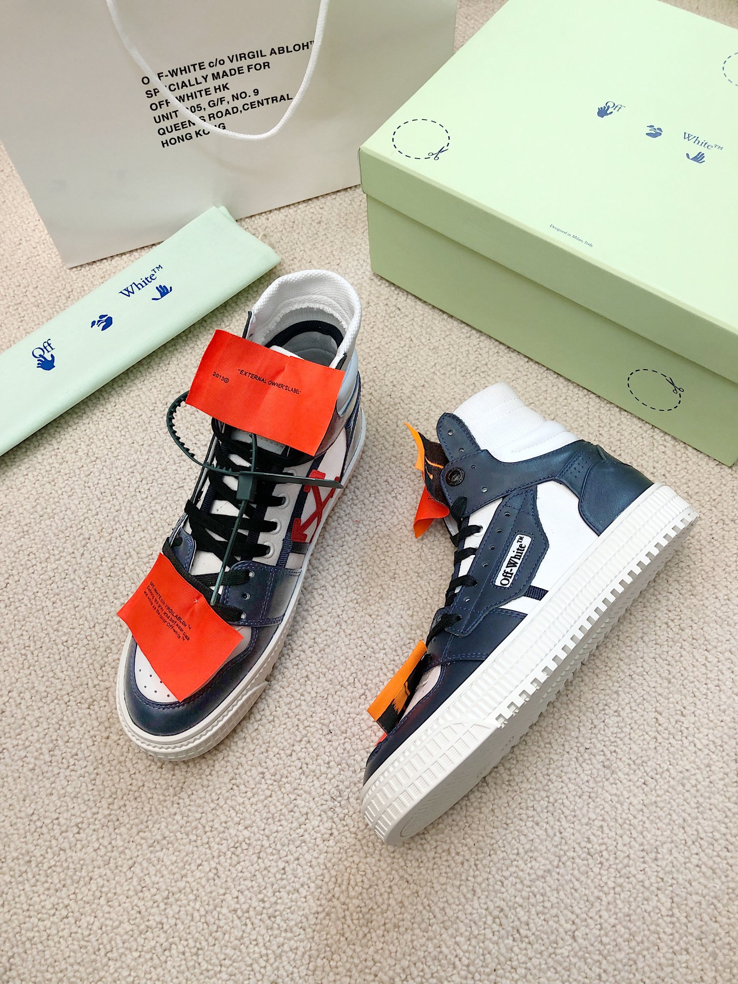 OFF WHITE pareja modelos Precio de fábrica: 35 - los últimos modelos de primavera de la obra maestra