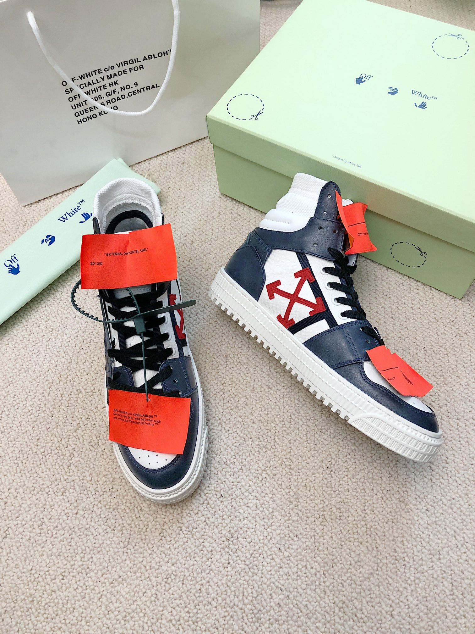 OFF WHITE pareja modelos Precio de fábrica: 35 - los últimos modelos de primavera de la obra maestra