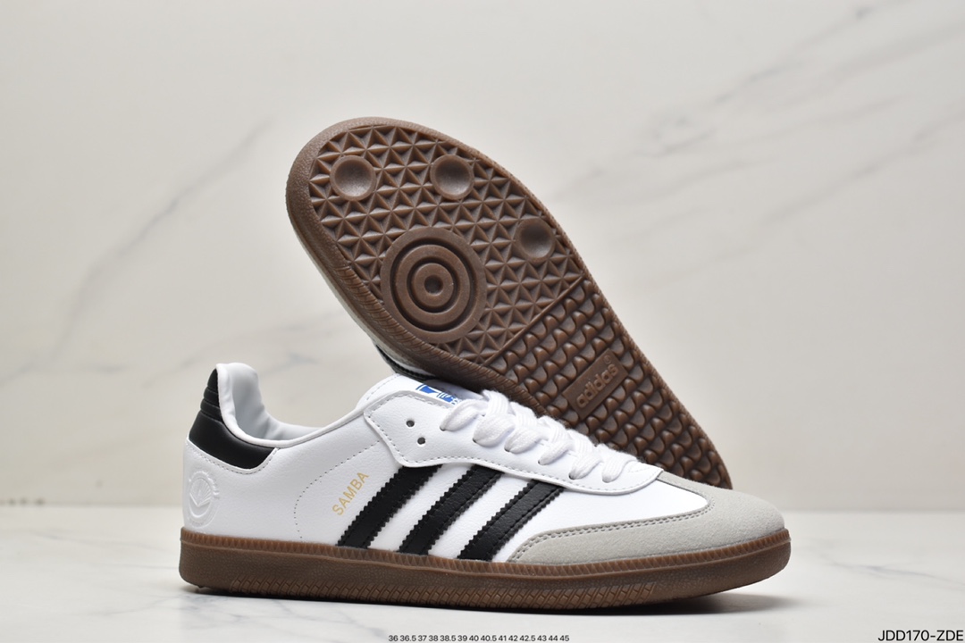 Adidas Clover Originals Samba Vegan OG Samba Series Gentleman Shoes