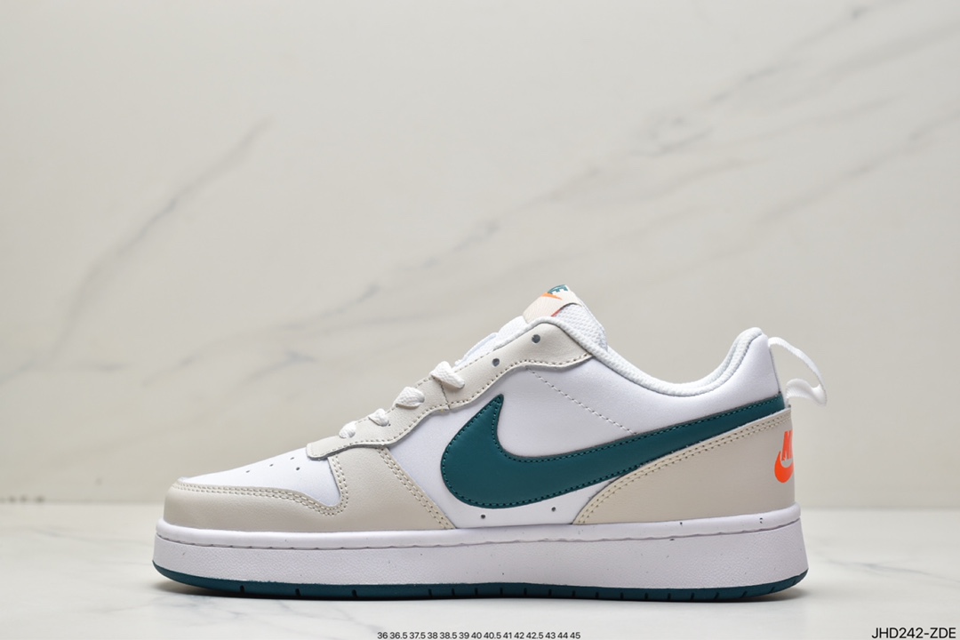 190 NK Court Borough Low 2学院系列休闲运动皮革板鞋 BQ5448-017