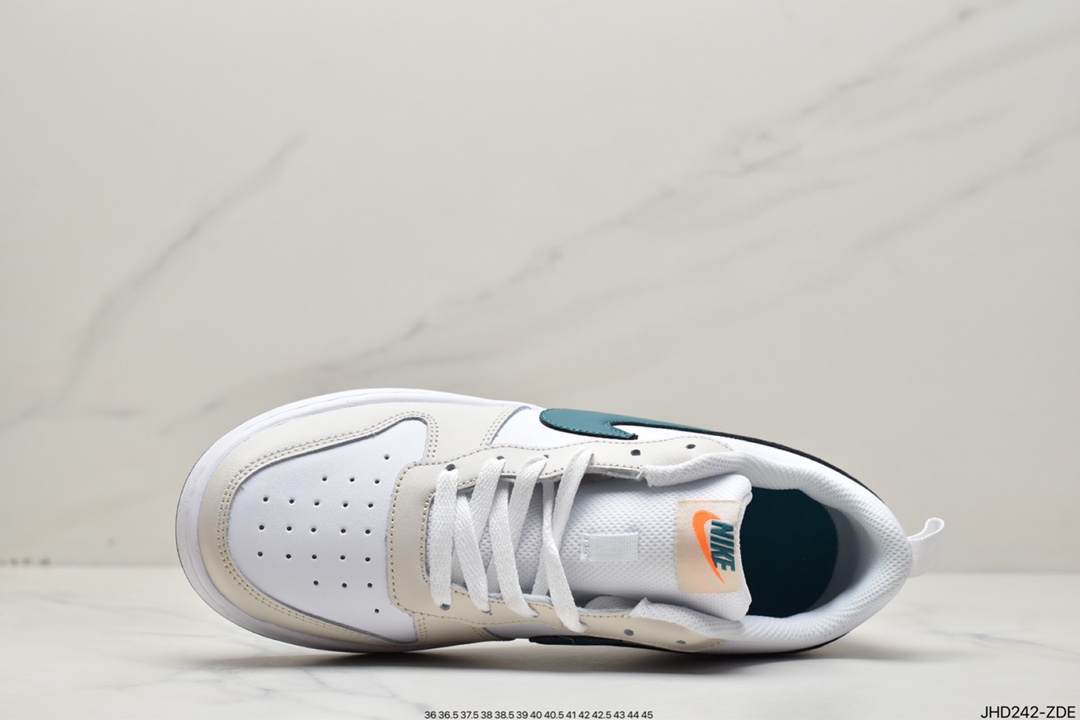 190 NK Court Borough Low 2学院系列休闲运动皮革板鞋 BQ5448-017