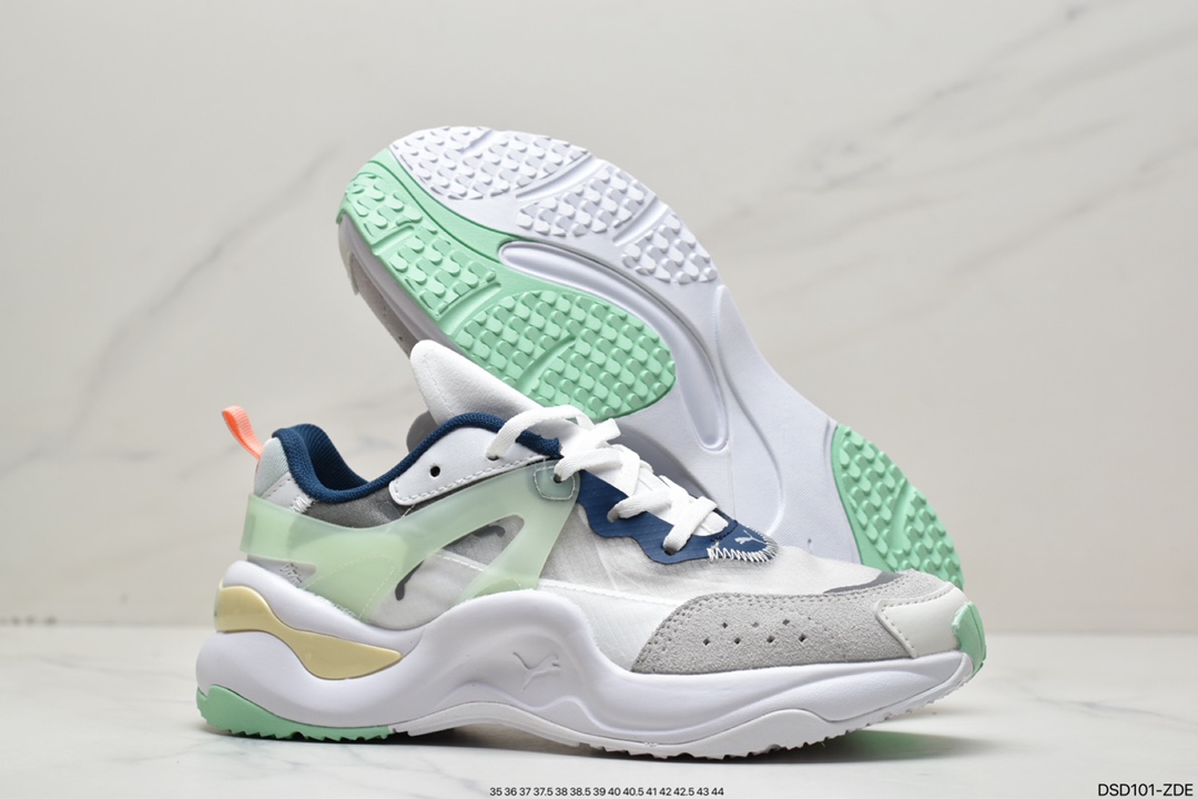 100 真标全新彪马Puma RS-Rise Glow Women's Sneaker登峰造极慢跑鞋 371777-01