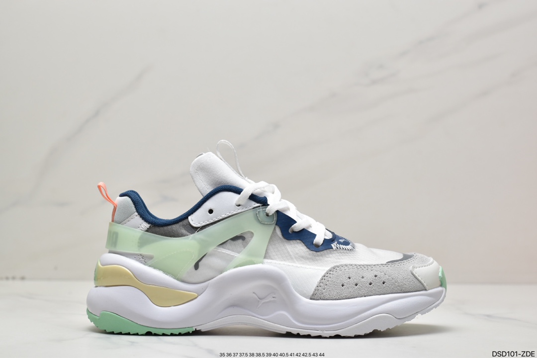 100 真标全新彪马Puma RS-Rise Glow Women's Sneaker登峰造极慢跑鞋 371777-01