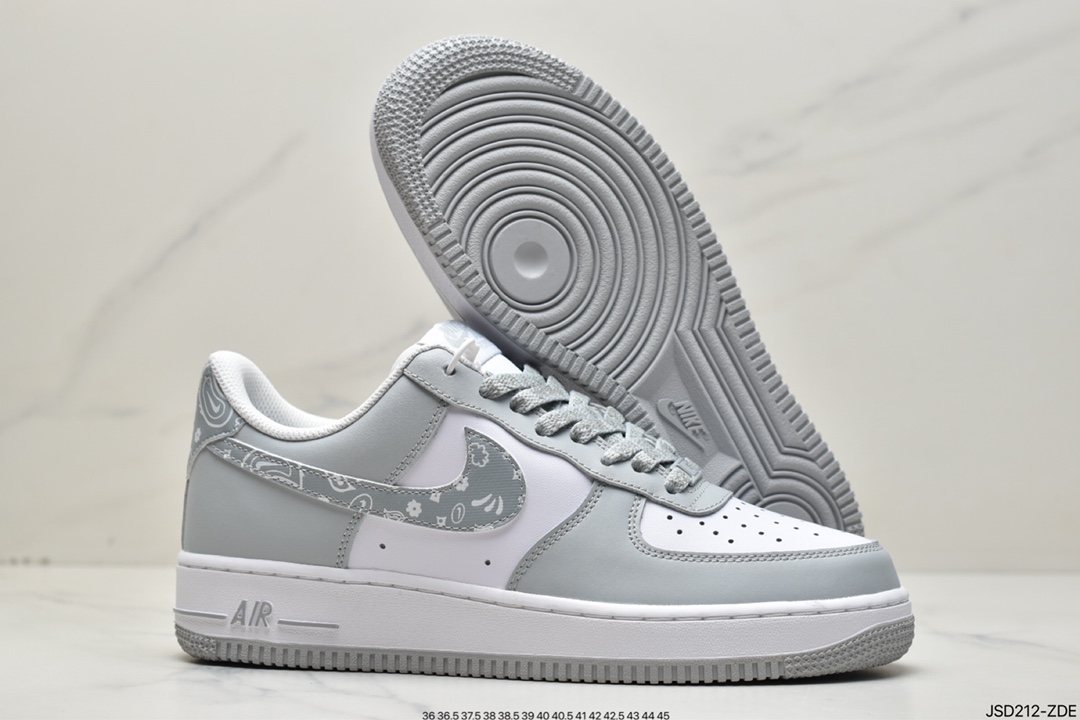 200 Air Force 1 '07 Low 灰白腰果花 XM6321-736