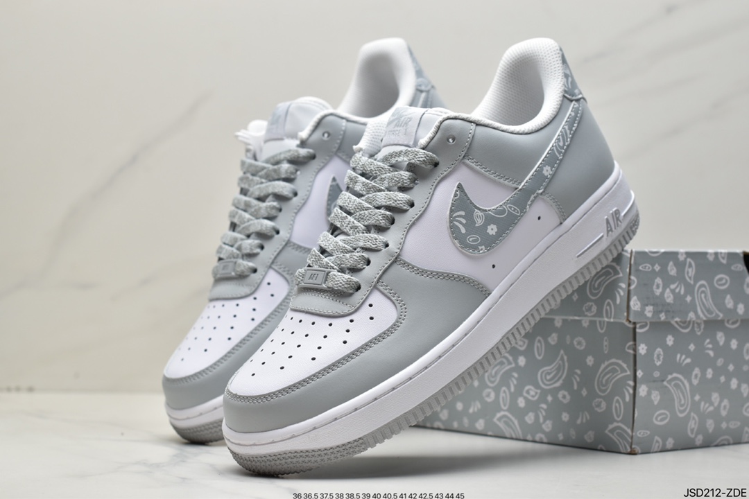 200 Air Force 1 '07 Low 灰白腰果花 XM6321-736