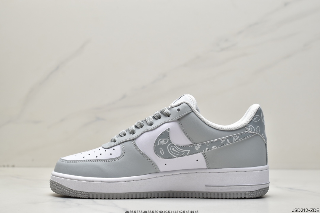 200 Air Force 1 '07 Low 灰白腰果花 XM6321-736