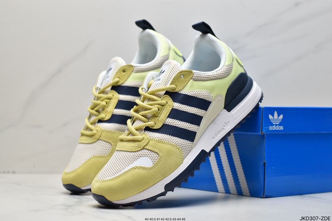 Adidas Originals ZX 750 HD Improved Jacquard Version ZX700 HD Retro Casual All-Match Sports Jogging Shoes