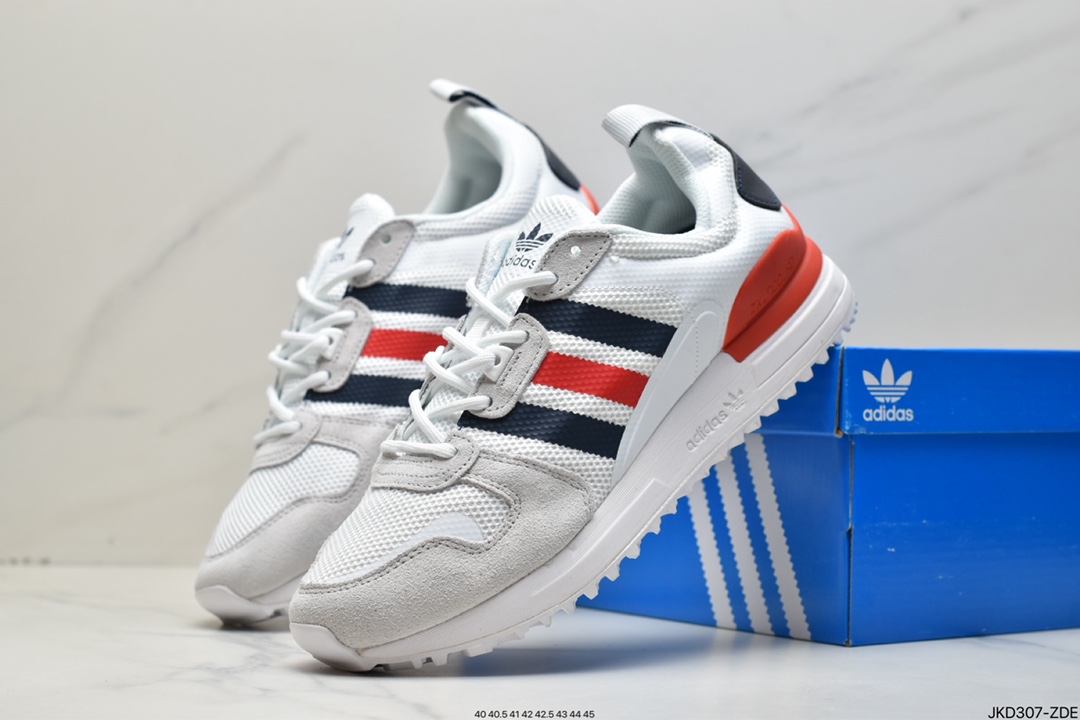 Adidas Originals ZX 750 HD Improved Jacquard Version ZX700 HD Retro Casual All-Match Sports Jogging Shoes