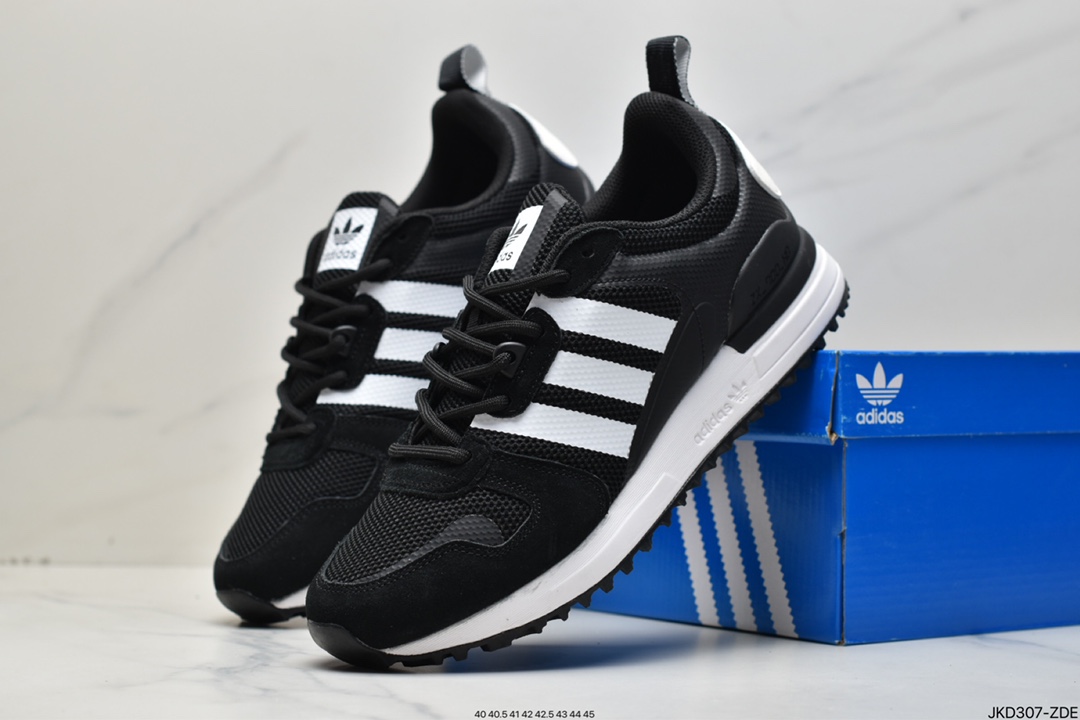 Adidas Originals ZX 750 HD Improved Jacquard Version ZX700 HD Retro Casual All-Match Sports Jogging Shoes