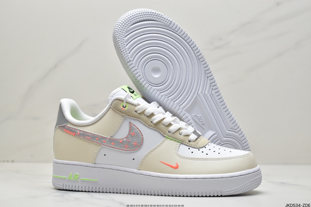 160 Nike Air Force 1 Low 灰勾粉 FB1852-111
