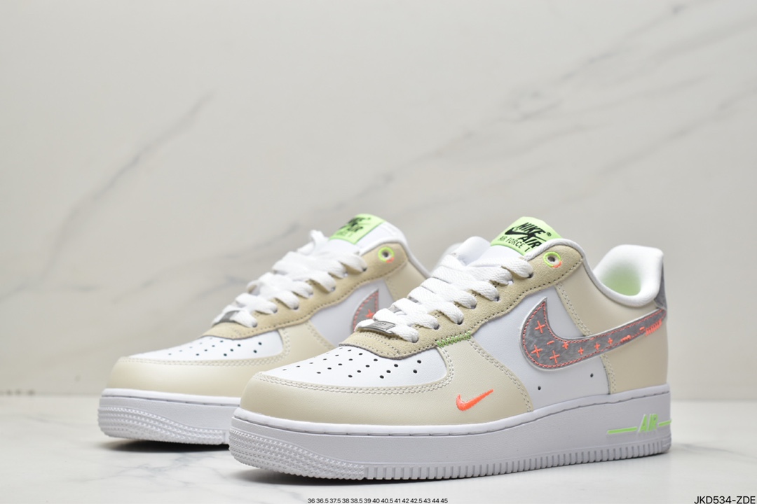 160 Nike Air Force 1 Low 灰勾粉 FB1852-111