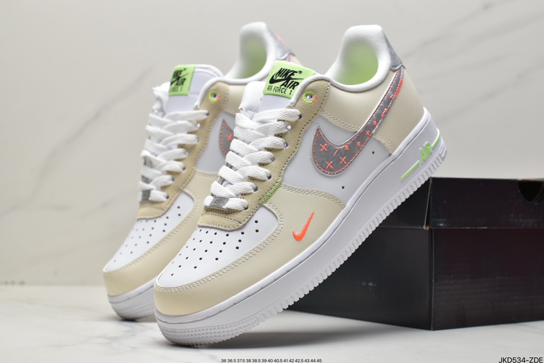 160 Nike Air Force 1 Low 灰勾粉 FB1852-111