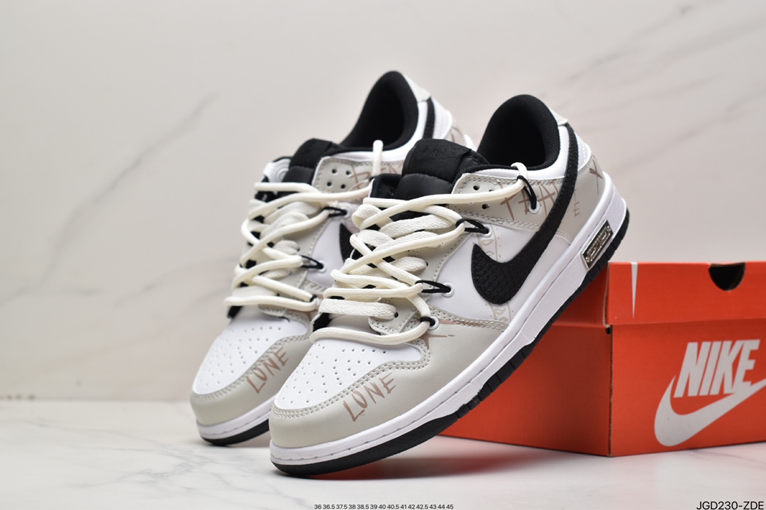 180 真标耐克Nike SB Dunk Low Creamy/Tweed”解构绑带低帮休闲运动滑板板鞋 DH9765-002
