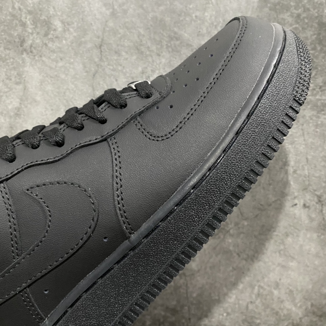 Exclusive pure original Air Force 1 air force all black pure black low top shipment CW2288-001