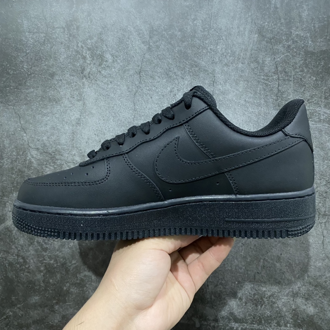 Exclusive pure original Air Force 1 air force all black pure black low top shipment CW2288-001