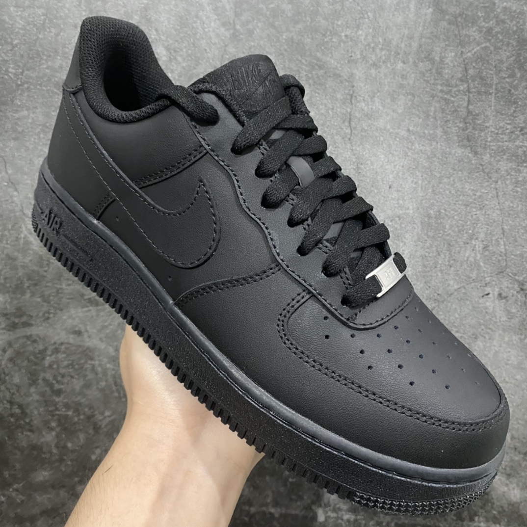 Exclusive pure original Air Force 1 air force all black pure black low top shipment CW2288-001