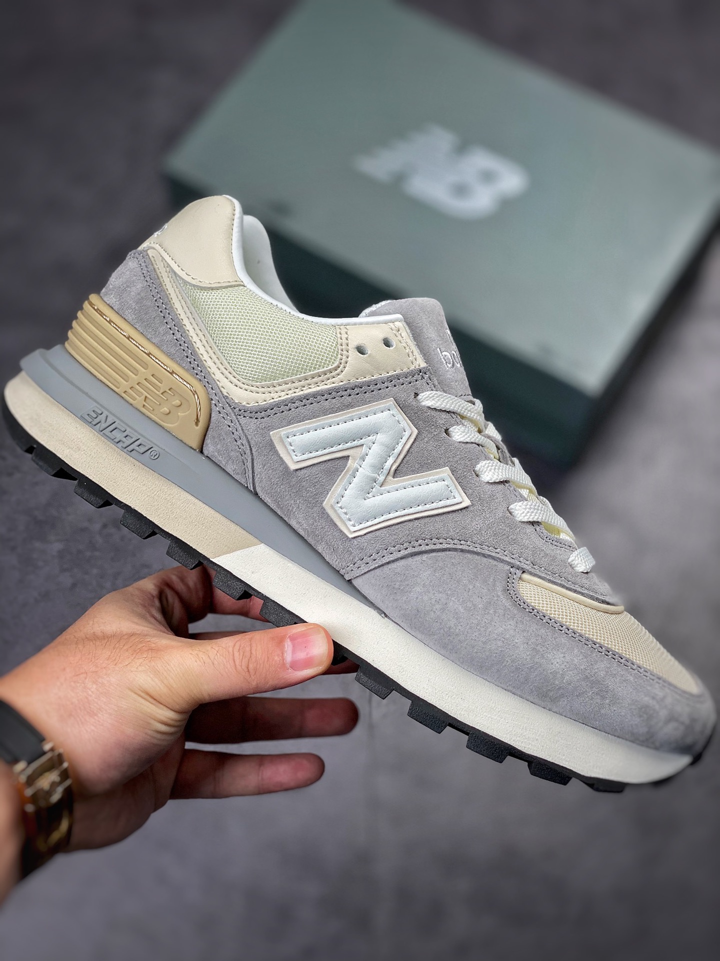 NBNew Balance U574 Pure Original Version Low Top Retro Casual Sports Jogging Shoes U574LGRG