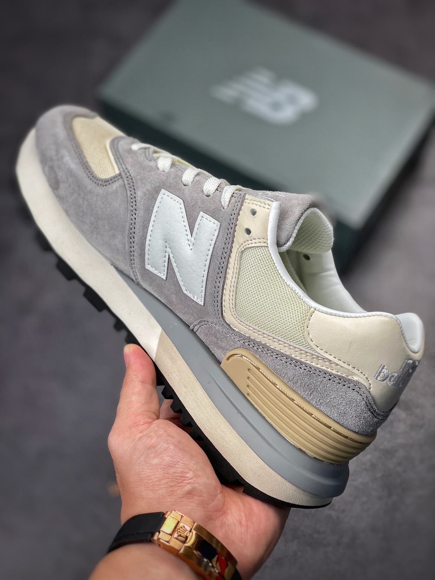 NBNew Balance U574 Pure Original Version Low Top Retro Casual Sports Jogging Shoes U574LGRG