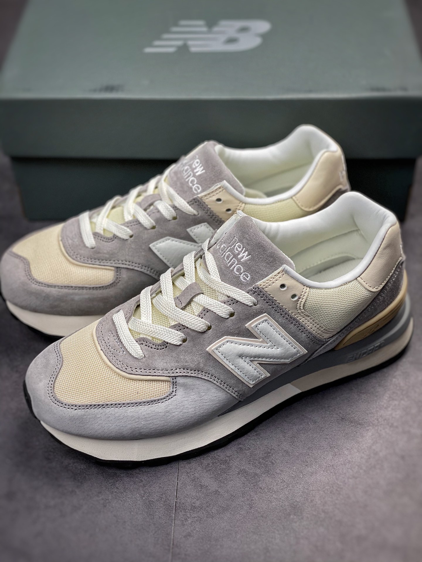 NBNew Balance U574 Pure Original Version Low Top Retro Casual Sports Jogging Shoes U574LGRG