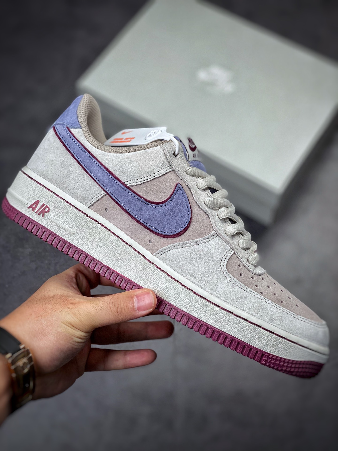 230 Nike Air Force 1 Low 07 酒红蓝 NT9988-618