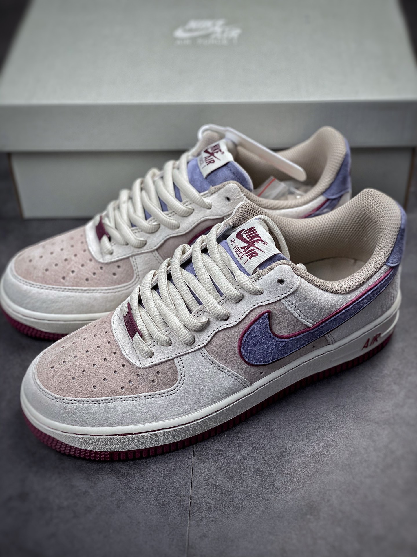 230 Nike Air Force 1 Low 07 酒红蓝 NT9988-618