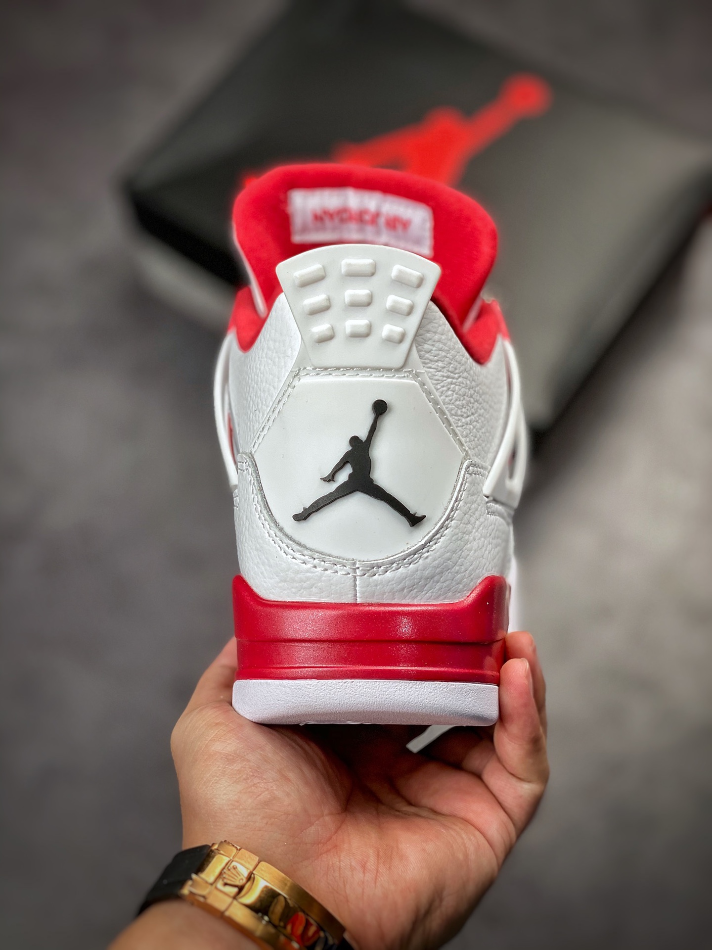 240 Air Jordan 4 Retro 复刻白红 308497-106