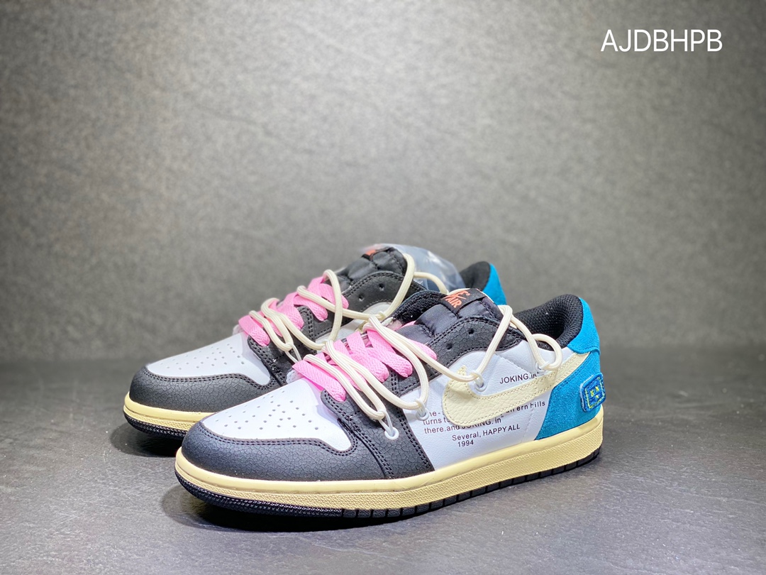 220 Nike air Jordan 1 Low 绑带 低帮休闲运动滑板板鞋  CZ0790-061