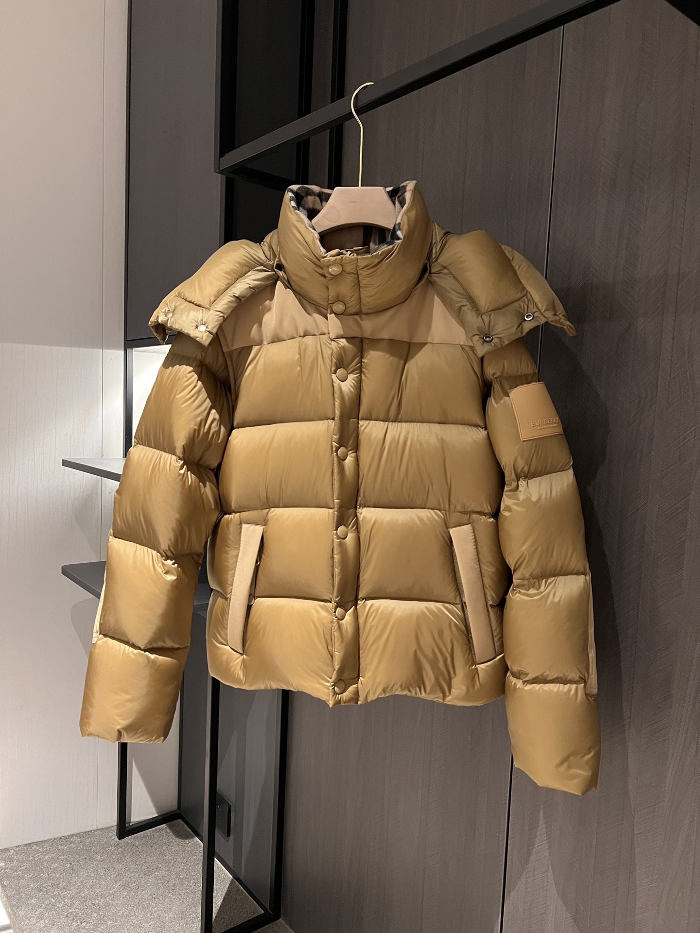 Replica 1:1 High Quality
 Burberry Clothing Down Jacket White Splicing Nylon Fashion Hooded Top