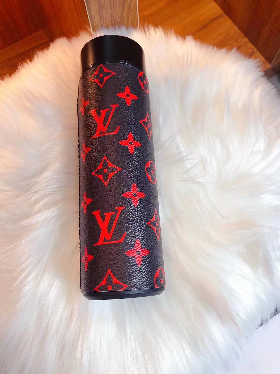 Inside of the insulated water bottle