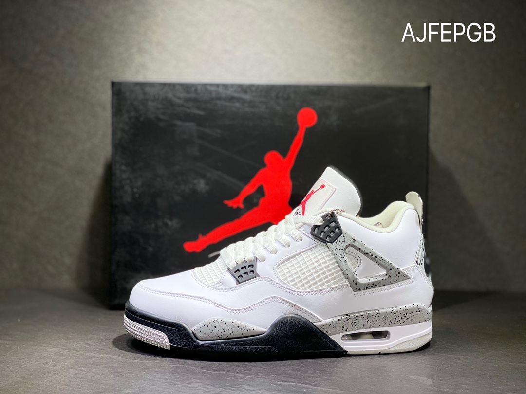 450 Air Jordan 4 AJ4 Retro乔4 水泥灰 男女鞋文化篮球鞋840606-192