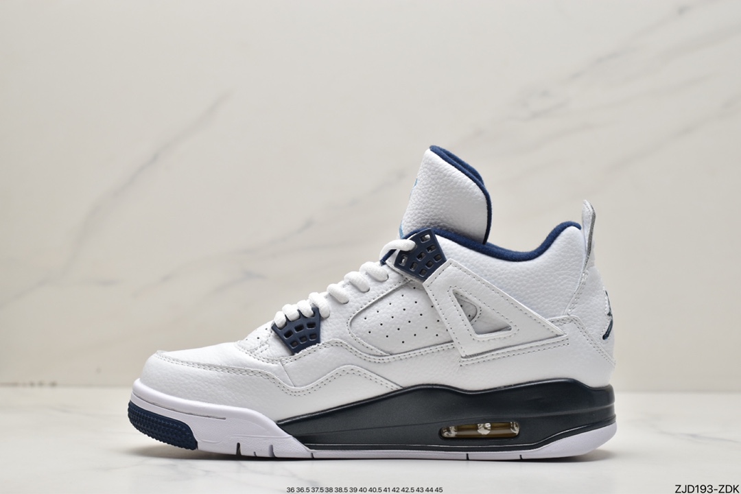 240  耐克Nike Air Jordan 4 Retro Columbia（2015）哥伦比亚白蓝 314254-107