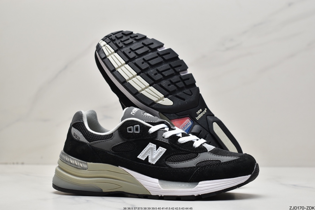 New Balance Made in USA M992 series American-made blood classic retro casual sports W992EB