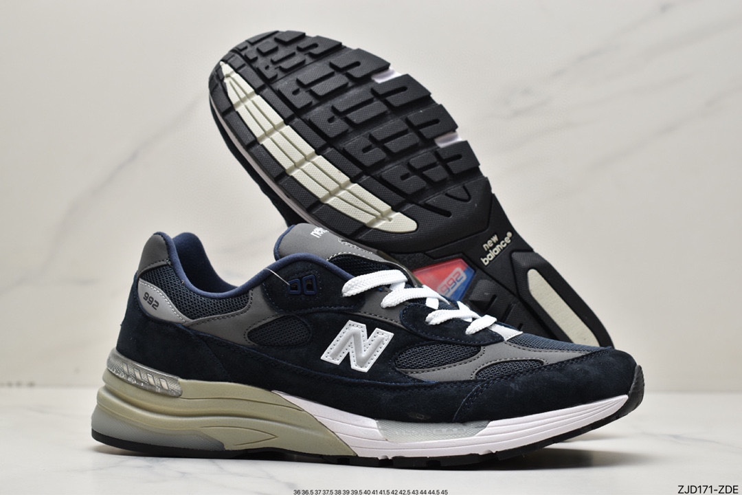 Made in USA M992 series American-made classic retro casual sports all-match dad running shoes M992GG