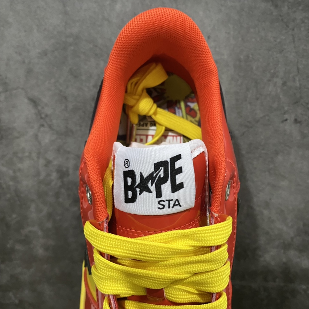 Marvel x Bape Sta To Low joint star with the same ape head classic low-top sports and leisure sneakers