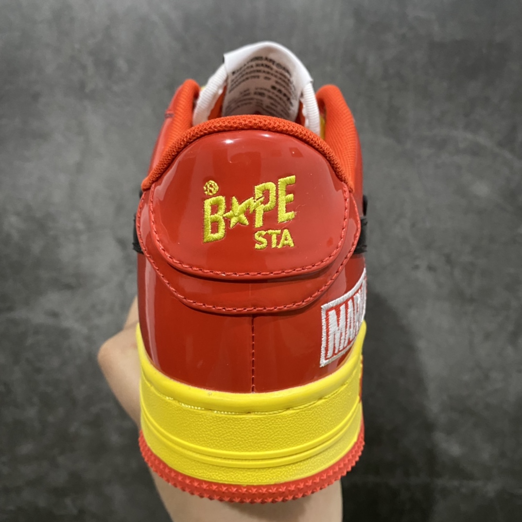 Marvel x Bape Sta To Low joint star with the same ape head classic low-top sports and leisure sneakers