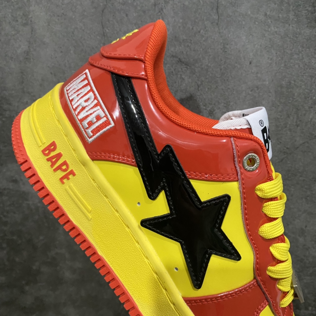 Marvel x Bape Sta To Low joint star with the same ape head classic low-top sports and leisure sneakers