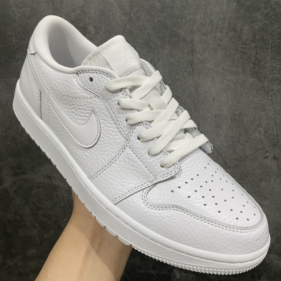 图片[3]-GC(dt)过验版Air Jordan 1 Low Golf AJ1 乔1全新高尔夫版 纯白配色 市售最高品质 原鞋开发 大厂代工流水线打造 公司货既视感 细节随意对比 货号：DD9315-101 尺码：35.5 36 36.5 37.5 38 38.5 39 40 40.5 41 42 42.5 43 44 44.5 45 46-选品中心
