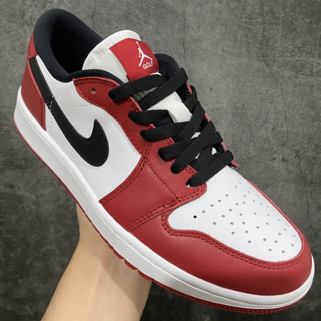 图片[3]-GC(dt)过验版Air Jordan 1 Low Golf AJ1 乔1全新高尔夫版 白红芝加哥配色 市售最高品质 原鞋开发 大厂代工流水线打造 公司货既视感 细节随意对比 货号：DD9315-600 尺码：35.5 36 36.5 37.5 38 38.5 39 40 40.5 41 42 42.5 43 44 44.5 45 46-选品中心