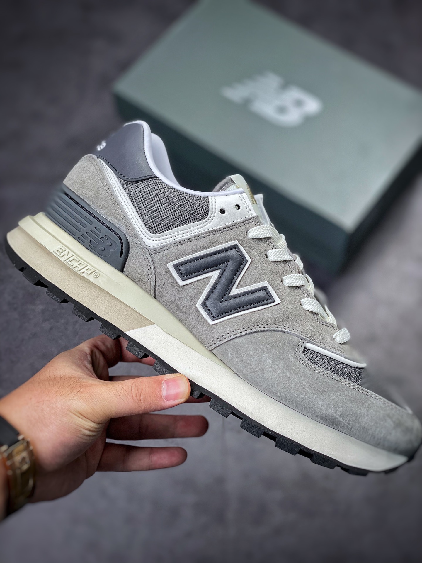 NBNew Balance U574 Pure Original Version Low Top Retro Casual Sports Jogging Shoes U574LGT1