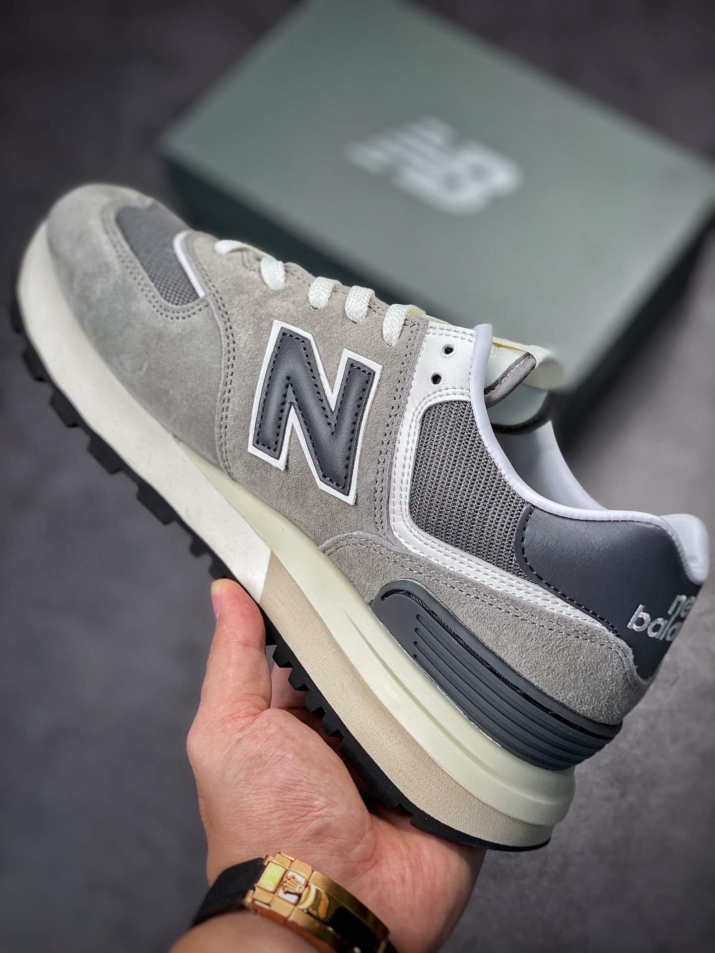 NBNew Balance U574 Pure Original Version Low Top Retro Casual Sports Jogging Shoes U574LGT1