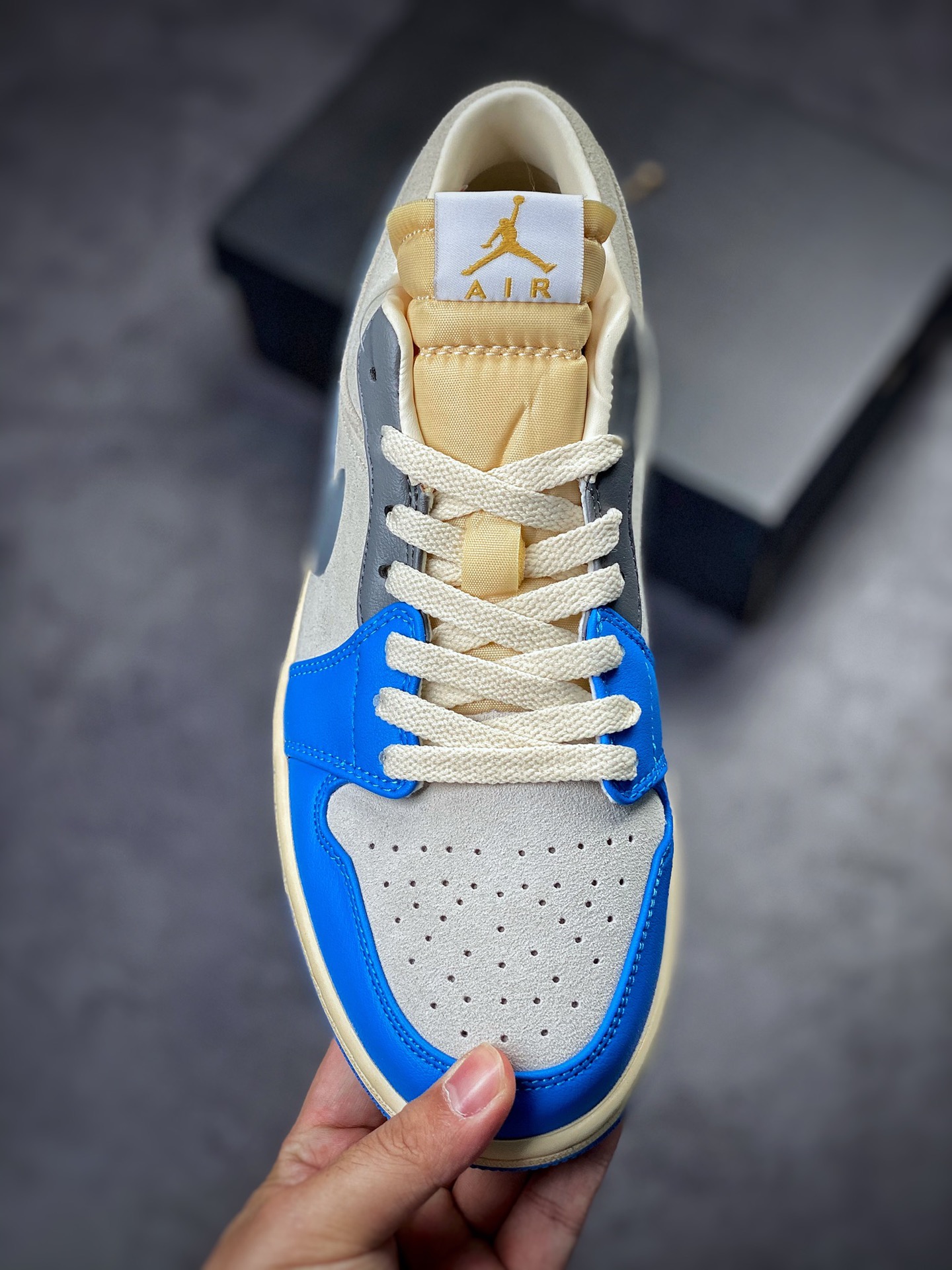 200 Air Jordan 1 Low UNC Grey 灰蓝 AJ1乔1低帮休闲板鞋 DZ5376-469