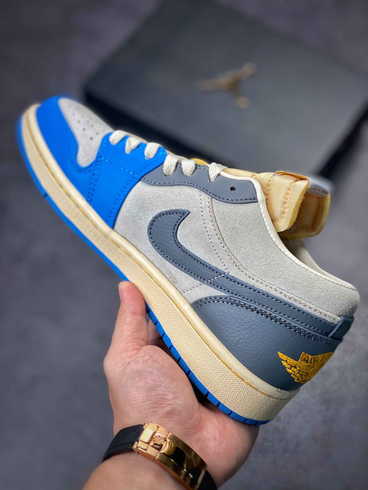 200 Air Jordan 1 Low UNC Grey 灰蓝 AJ1乔1低帮休闲板鞋 DZ5376-469