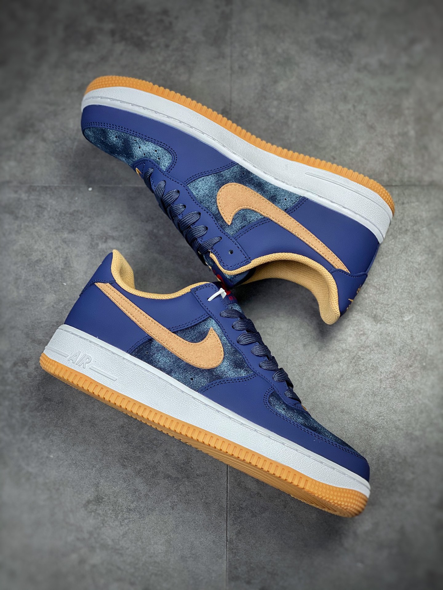 210 Nike Air Force 1 Low 07 牛仔蓝生胶底 DD1259-400