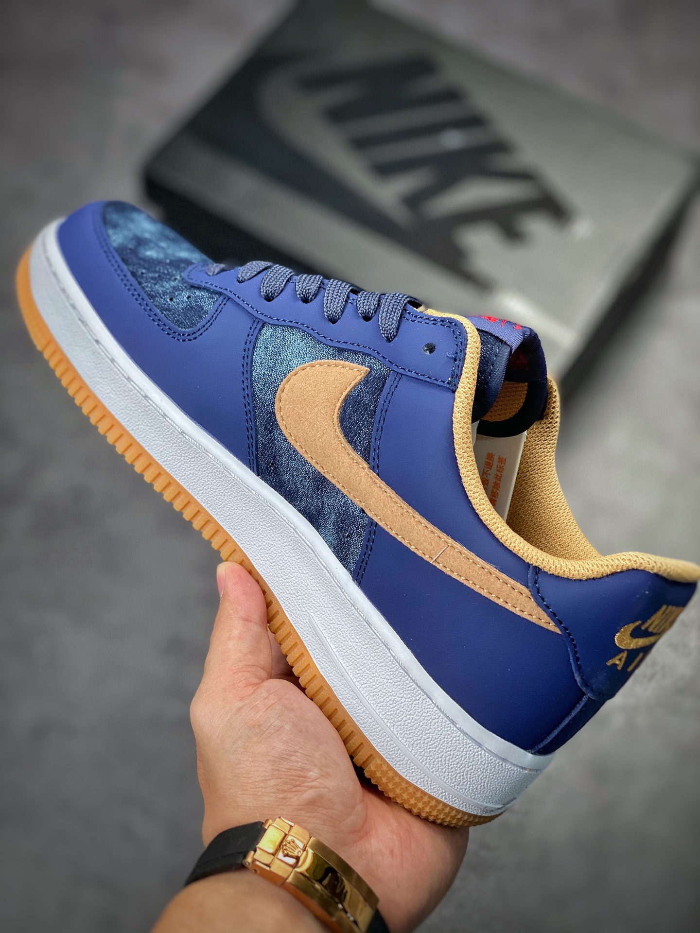 210 Nike Air Force 1 Low 07 牛仔蓝生胶底 DD1259-400