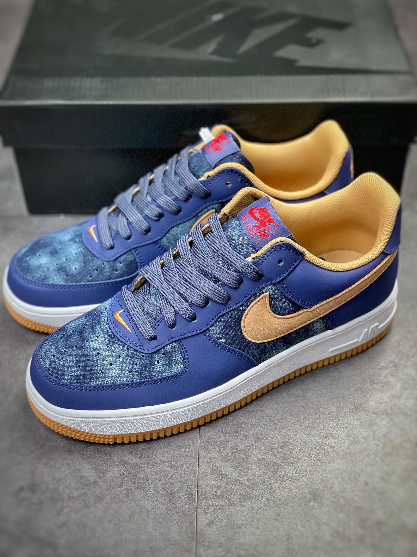 210 Nike Air Force 1 Low 07 牛仔蓝生胶底 DD1259-400