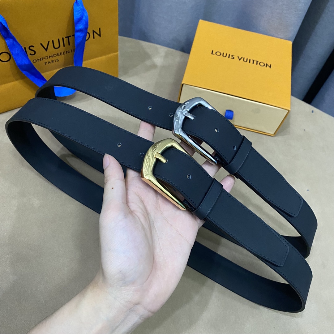 2023 Perfect Replica Designer
 Louis Vuitton Belts High Quality Designer Replica
 Men Calfskin Cowhide