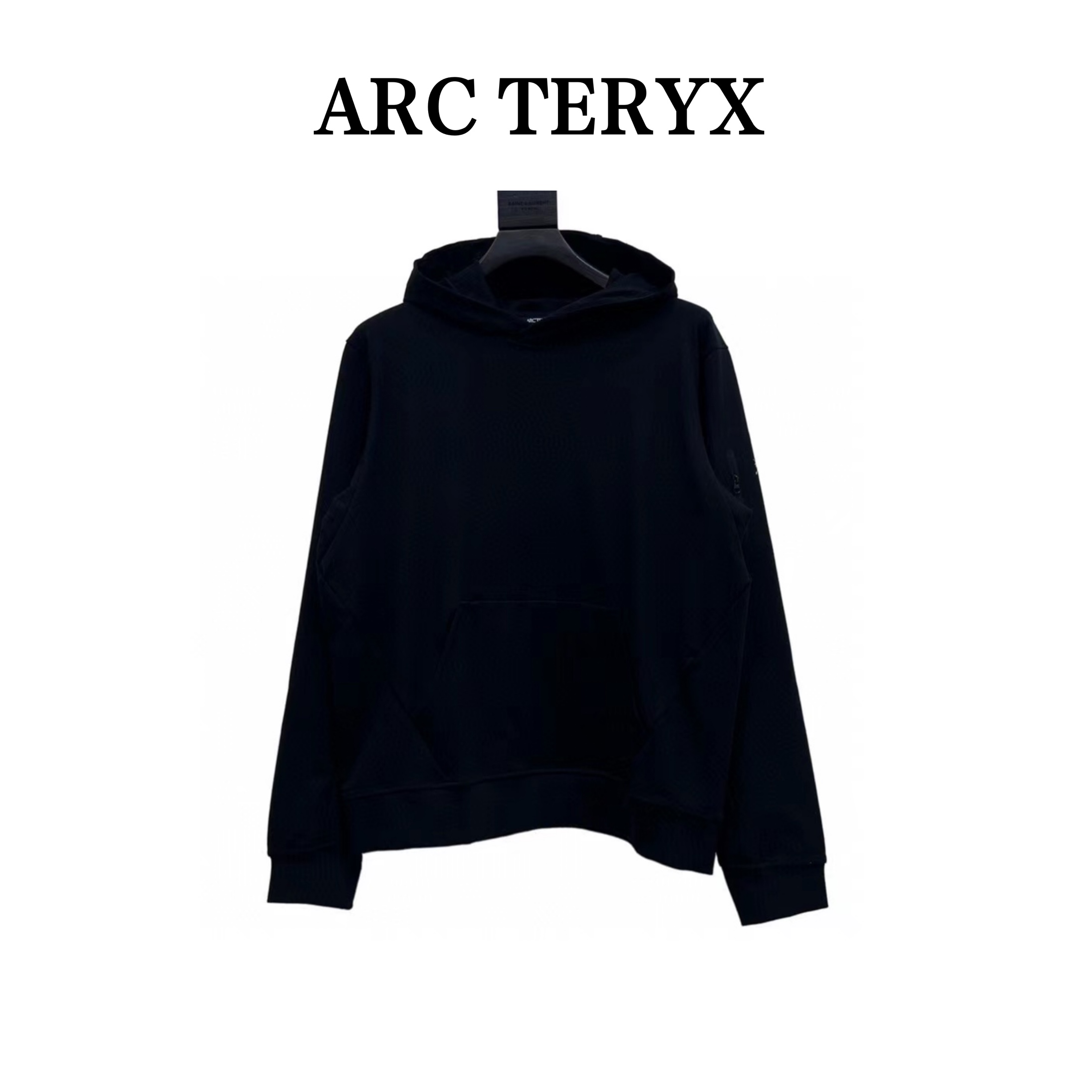 300 ARC’ TERYX/始祖鸟22fw Mentum手臂口袋logo连帽卫衣