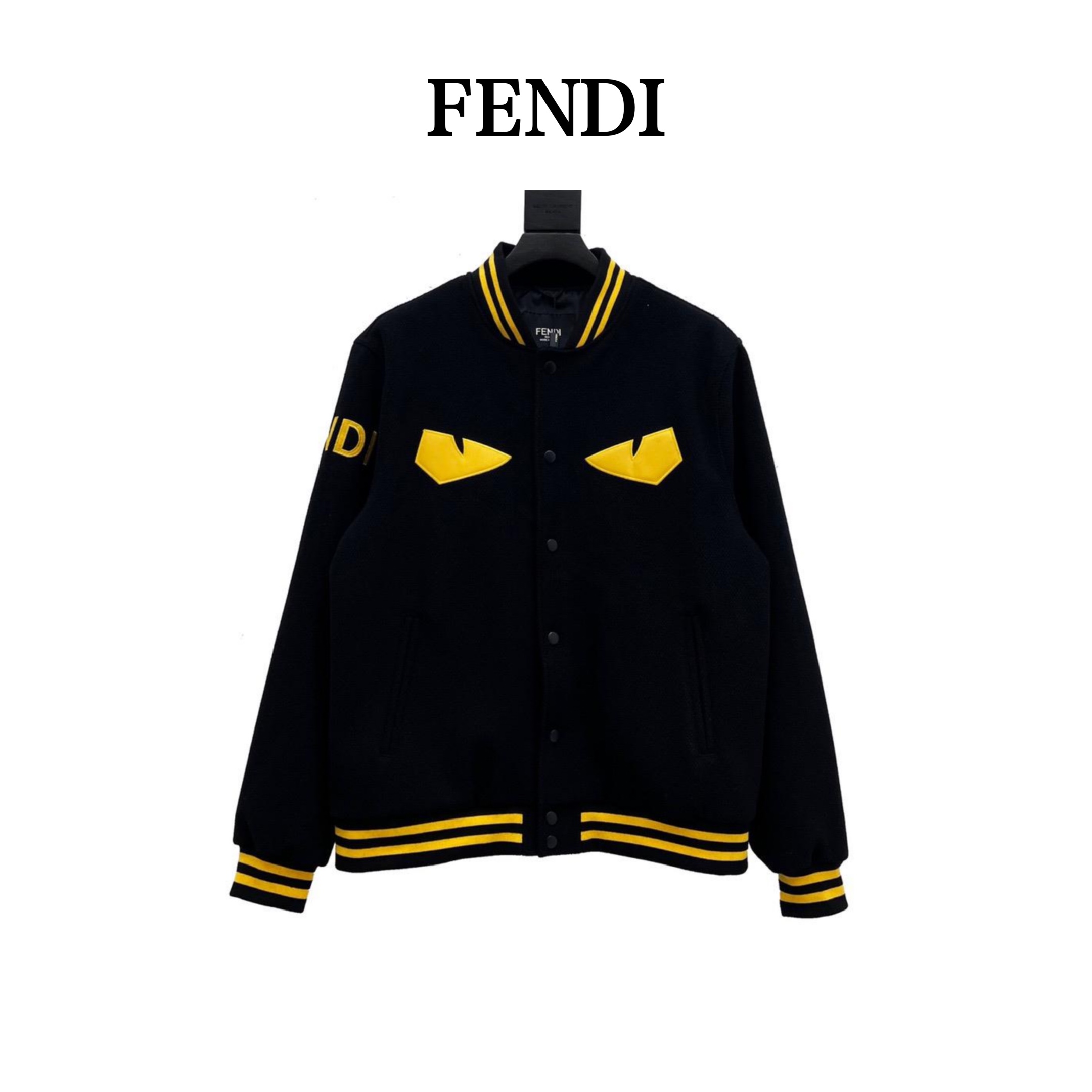 400 FENDI /芬迪 22FW 小怪兽眼睛棒球服外套