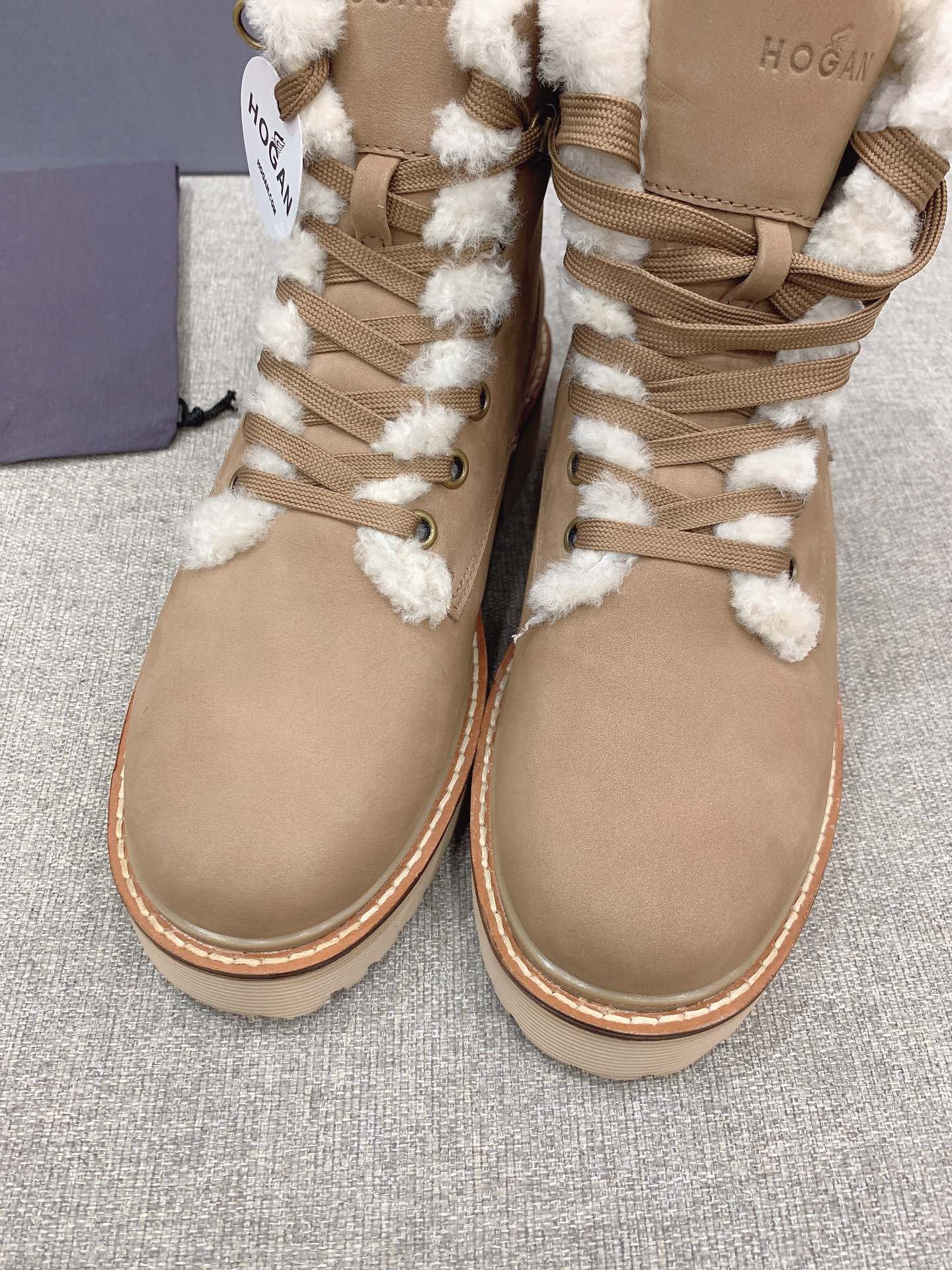 Winter Warmth: Super Thick Furry Boots for Size 35-39 Oxen. - 图片 5