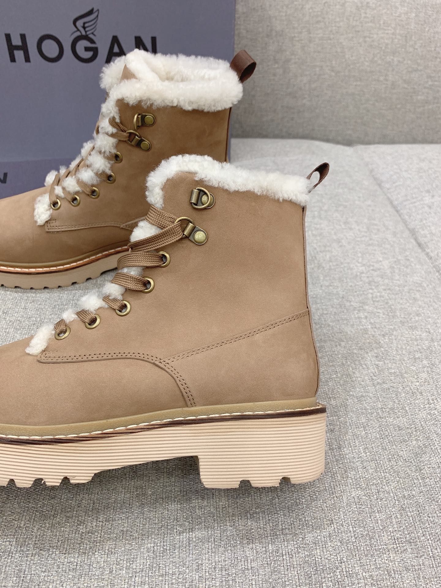 Winter Warmth: Super Thick Furry Boots for Size 35-39 Oxen. - 图片 7